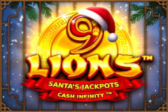 9 Lions Hold the Jackpot Santa's Jackpots™wazdan